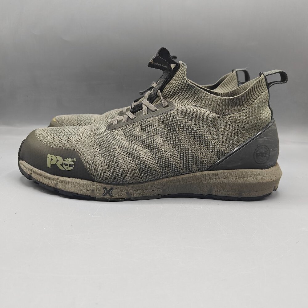Timberland Pro Mens Radius Knit A5Q9X Gray Work Sneakers Shoes
